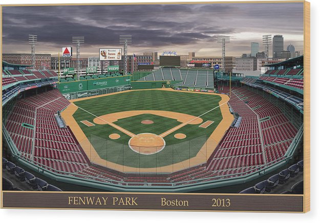 Fenway Park 2013 - Wood Print