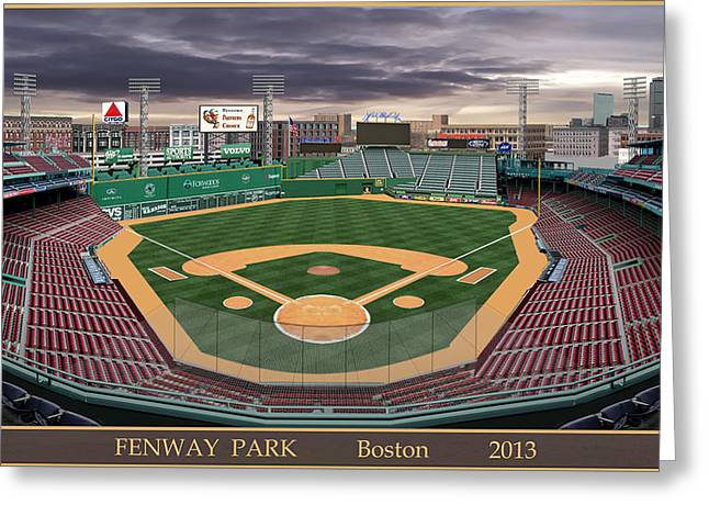 Fenway Park 2013 - Greeting Card