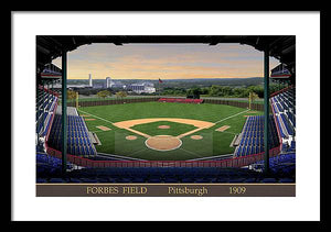 Forbes Field 1909 - Framed Print