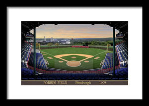 Forbes Field 1909 - Framed Print