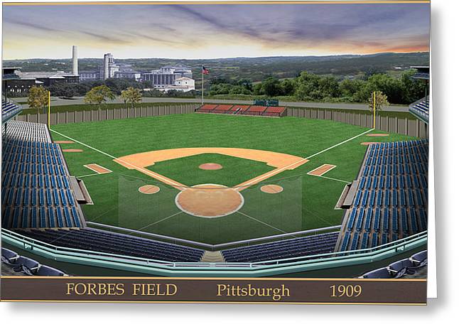 Forbes Field 1909 - Greeting Card