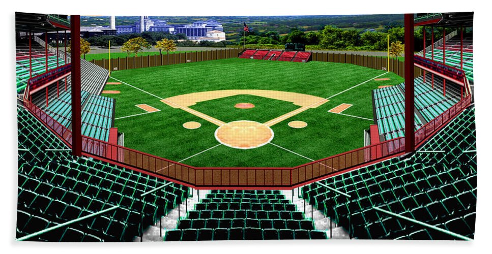 Forbes Field 1909 - Bath Towel