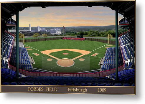 Forbes Field 1909 - Metal Print