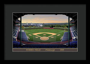 Forbes Field 1909 - Framed Print