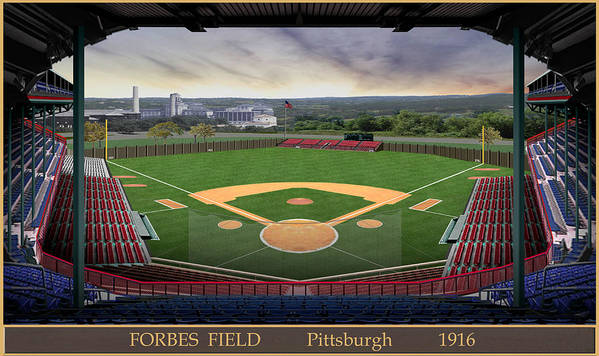 Forbes Field 1916 - Art Print