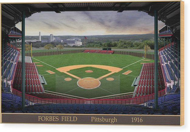 Forbes Field 1916 - Wood Print