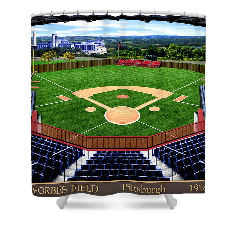 Forbes Field 1916 - Shower Curtain