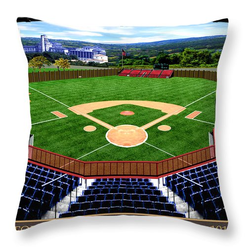Forbes Field 1916 - Throw Pillow