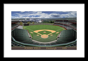 Forbes Field 1925 - Framed Print