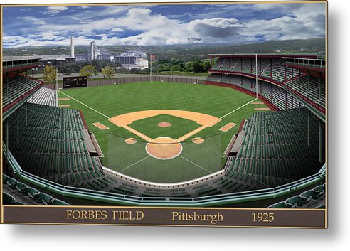 Forbes Field 1925 - Metal Print