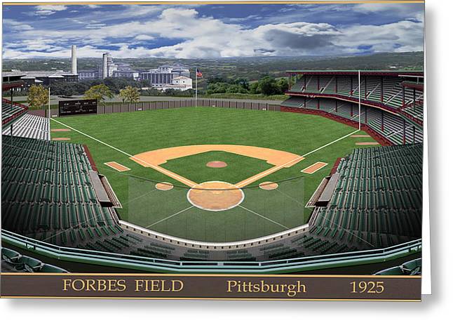 Forbes Field 1925 - Greeting Card