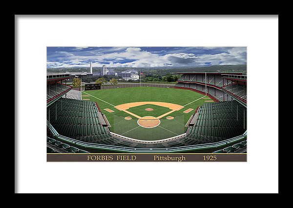 Forbes Field 1925 - Framed Print