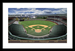 Forbes Field 1925 - Framed Print