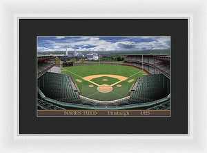 Forbes Field 1925 - Framed Print