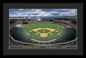 Forbes Field 1925 - Framed Print