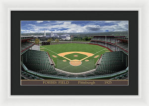 Forbes Field 1925 - Framed Print