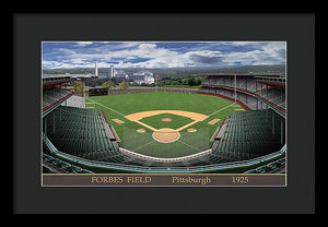 Forbes Field 1925 - Framed Print