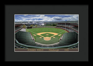 Forbes Field 1925 - Framed Print