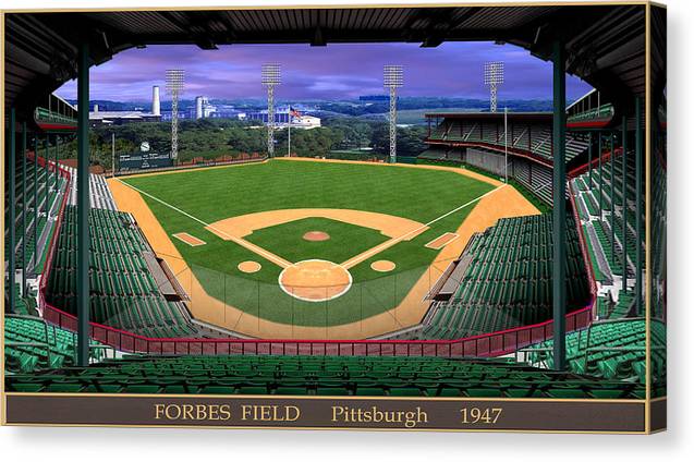 Forbes Field 1947 - Canvas Print