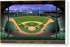 Forbes Field 1947 - Canvas Print