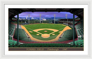 Forbes Field 1947 - Framed Print