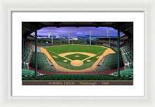 Load image into Gallery viewer, Forbes Field 1947 - Framed Print
