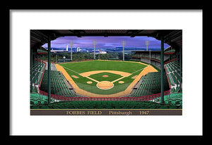 Forbes Field 1947 - Framed Print