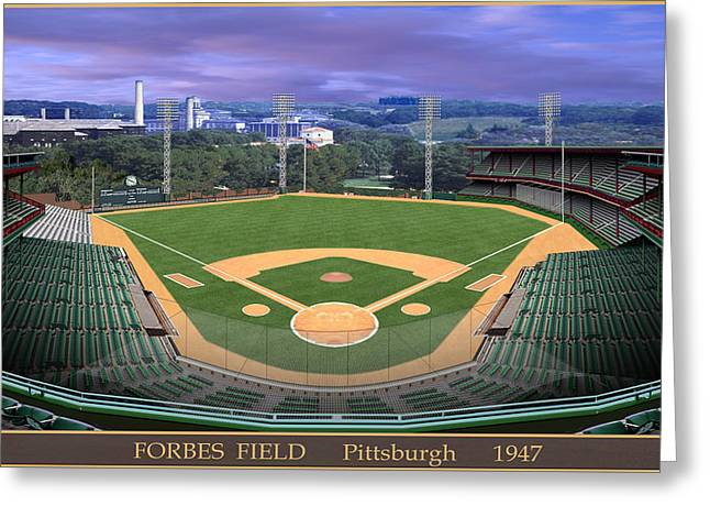 Forbes Field 1947 - Greeting Card