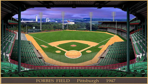 Forbes Field 1947 - Art Print