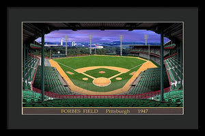 Forbes Field 1947 - Framed Print