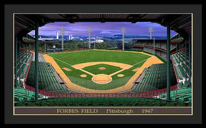 Forbes Field 1947 - Framed Print