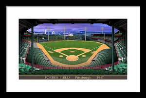 Forbes Field 1947 - Framed Print