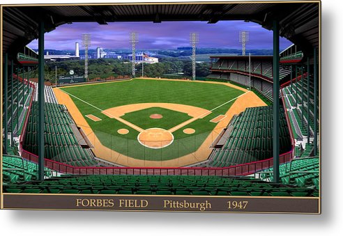 Forbes Field 1947 - Metal Print