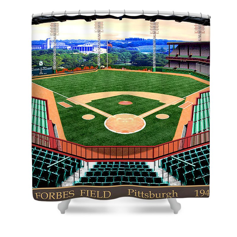Forbes Field 1947 - Shower Curtain