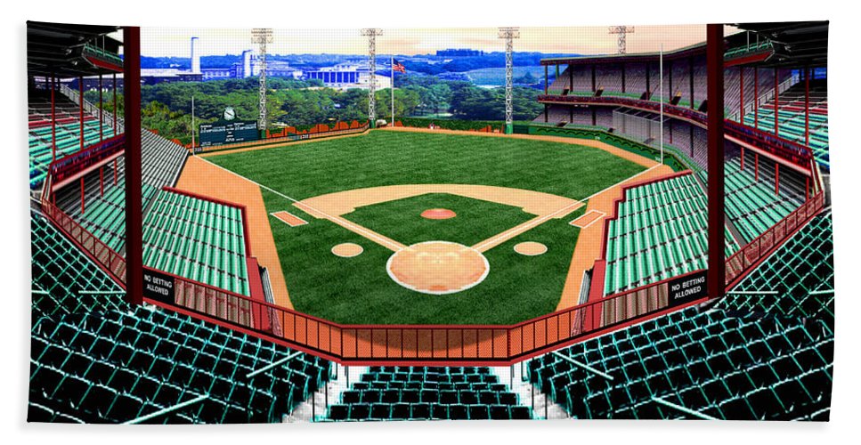 Forbes Field 1947 - Bath Towel