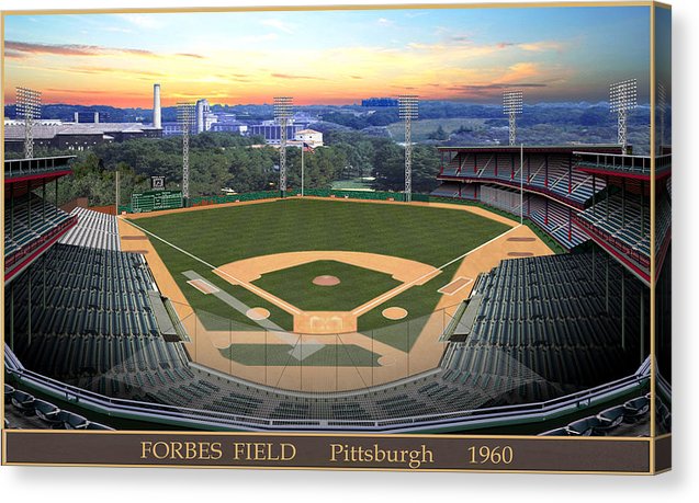 Forbes Field 1960 - Canvas Print