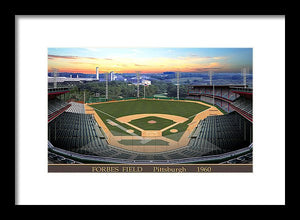 Forbes Field 1960 - Framed Print