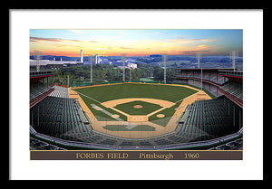 Forbes Field 1960 - Framed Print