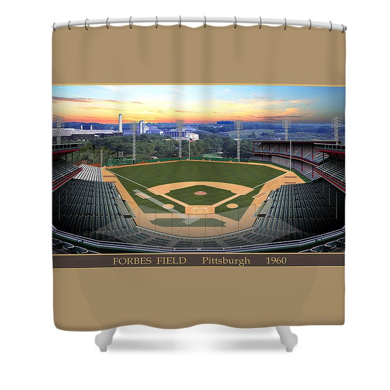 Forbes Field 1960 - Shower Curtain