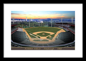 Forbes Field 1960 - Framed Print