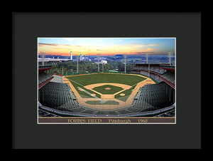 Forbes Field 1960 - Framed Print