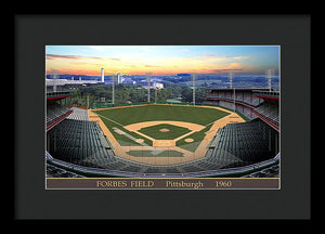 Forbes Field 1960 - Framed Print