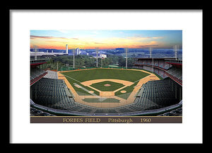 Forbes Field 1960 - Framed Print