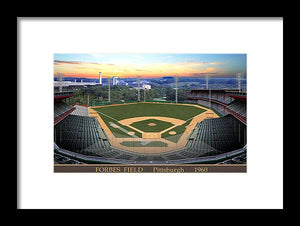 Forbes Field 1960 - Framed Print