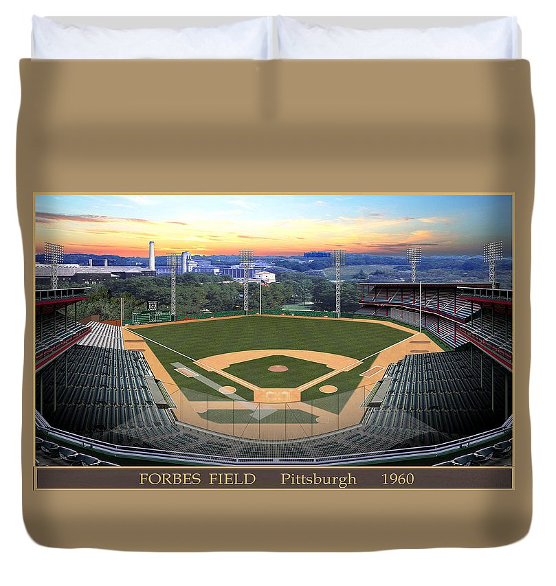 Forbes Field 1960 - Duvet Cover