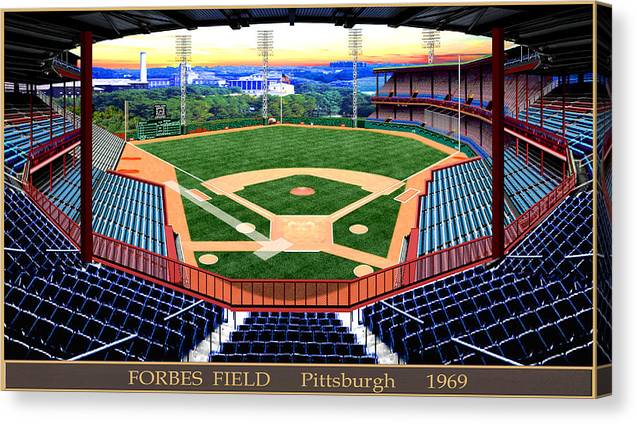 Forbes Field 1969 - Canvas Print