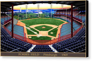 Forbes Field 1969 - Canvas Print