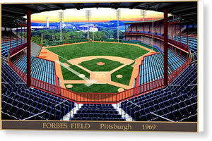 Forbes Field 1969 - Canvas Print