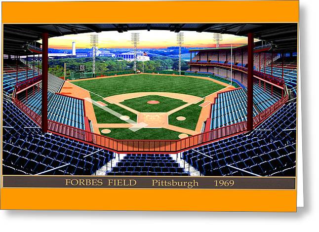 Forbes Field 1969 - Greeting Card