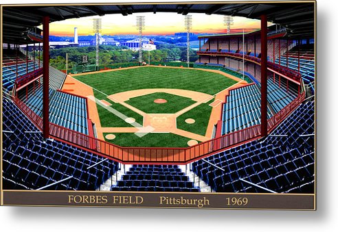 Forbes Field 1969 - Metal Print